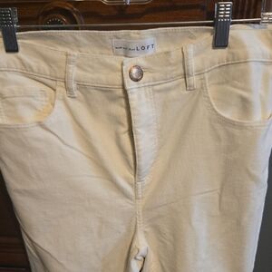 LOFT High Waist Skinny Cords